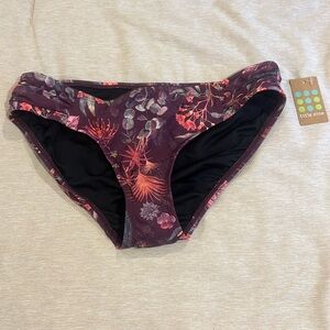 floral bathing suit bottom
